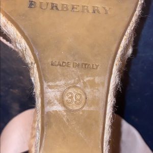 Burberry summer sandals